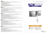 Newstar Newstar 2 x Monitor desk mount 10" - 24" Swivelling/tiltable, Swivelling Manuel utilisateur