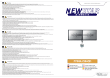 Newstar Newstar 2 x Monitor desk mount 10" - 24" Swivelling/tiltable, Swivelling Manuel utilisateur