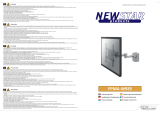 Newstar Newstar 2 x Monitor desk mount 10" - 24" Swivelling/tiltable, Swivelling Le manuel du propriétaire