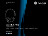 NGS White Artica Pro bluetooth Manuel utilisateur
