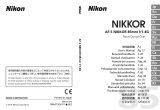 Nikon AF-S 85mm f/1.4G Nikkor Le manuel du propriétaire