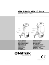 Nilfisk GD 5 Back Manuel utilisateur