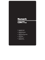 Numark CDN77usb Le manuel du propriétaire