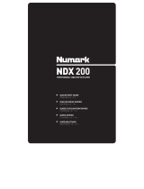 Numark NDX200 Manuel utilisateur