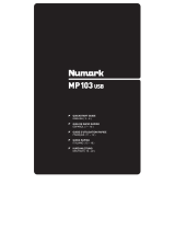 Numark  MP103USB  Le manuel du propriétaire