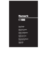 Numark  NTX1000  Manuel utilisateur