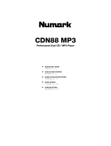 Numark CDN88 MP3 Manuel utilisateur