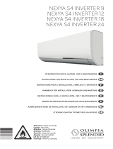 Olimpia Splendid NEXYA S4 inverter 9/12/18/24 Manuel utilisateur