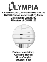 Olympia KM 200 Carbon Monoxide Alarm Le manuel du propriétaire