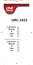 One For All URC-3425 Manuel utilisateur