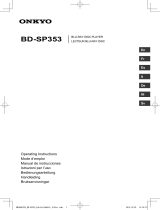 ONKYO BD-SP353 Le manuel du propriétaire