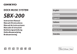ONKYO SBX-200 Le manuel du propriétaire
