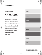 ONKYO SKR-3600 Le manuel du propriétaire