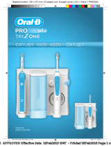 Oral-B PRO TRIZONE OXYJET 1000-4000 Manuel utilisateur