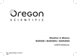 Oregon Scientific BAR200 /  BAR200U  / BAR200A Manuel utilisateur
