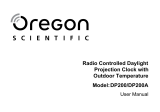 Oregon Scientific DP200 / DP200A Manuel utilisateur