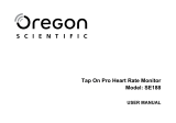 Oregon Scientific Heart Rate Monitor SE188 Manuel utilisateur