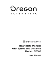 Oregon Scientific Heart Rate Monitor SE300 Manuel utilisateur