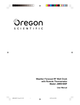 Oregon Scientific JMR818WF Manuel utilisateur