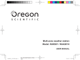 Oregon Scientific RAR501 / RAA501H Manuel utilisateur