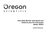 Oregon Scientific SE833 Manuel utilisateur