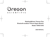 Oregon Scientific Weather@Home Wireless Thermometer (indoor/outdoor) Manuel utilisateur