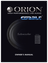 Orion Cobalt CO104D Le manuel du propriétaire