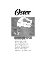 Oster Mixer 2506 Manuel utilisateur