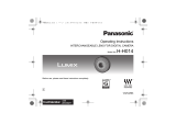 Panasonic H-H014E Le manuel du propriétaire