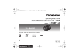 Panasonic 45-150mm f/4-5.6 noir OIS Lumix G Vario Le manuel du propriétaire