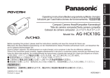 Panasonic AVCHD Manuel utilisateur