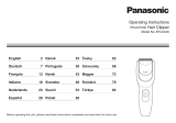 Panasonic ER-GC20 Le manuel du propriétaire