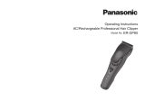 Panasonic ER-GP80 Le manuel du propriétaire