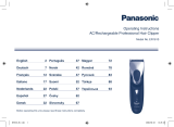 Panasonic ER1610 Le manuel du propriétaire