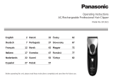 Panasonic ER1611 Le manuel du propriétaire