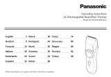 Panasonic ER2201 Le manuel du propriétaire