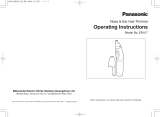 Panasonic ER-417 Le manuel du propriétaire