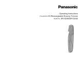 Panasonic i-Shaper ER-GD60 Mode d'emploi