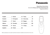 Panasonic ER-GY10 Le manuel du propriétaire