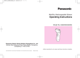 Panasonic ES6002 Le manuel du propriétaire