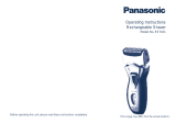 Panasonic ES7101 Le manuel du propriétaire
