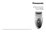 Panasonic ESWD92 Le manuel du propriétaire