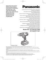 Panasonic EY74A1 Le manuel du propriétaire