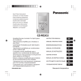 Panasonic Garage Door Opener CZ-RE2C2 Manuel utilisateur