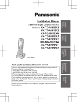Panasonic KXTGA785EX Mode d'emploi