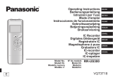 Panasonic RR-US300E Diktiergerät Le manuel du propriétaire