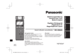 Panasonic RR-XR800E Le manuel du propriétaire