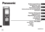 Panasonic RRXS600E Mode d'emploi
