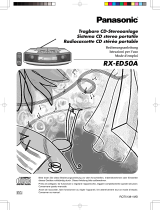 Panasonic RXED50A Le manuel du propriétaire