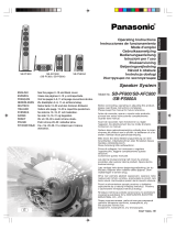 Panasonic SBPF800 Le manuel du propriétaire